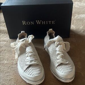 Ron White Women's White Sneakers